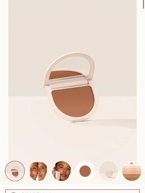 Rare Beauty True to Myself Tinted Pressed Finishing Powder-Amber
